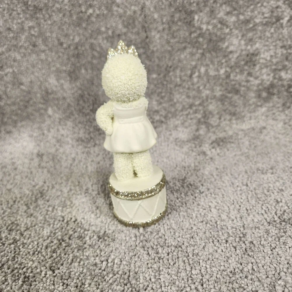 Department 56 Snowbabies Figurines White Glitter Lot‎ of 3